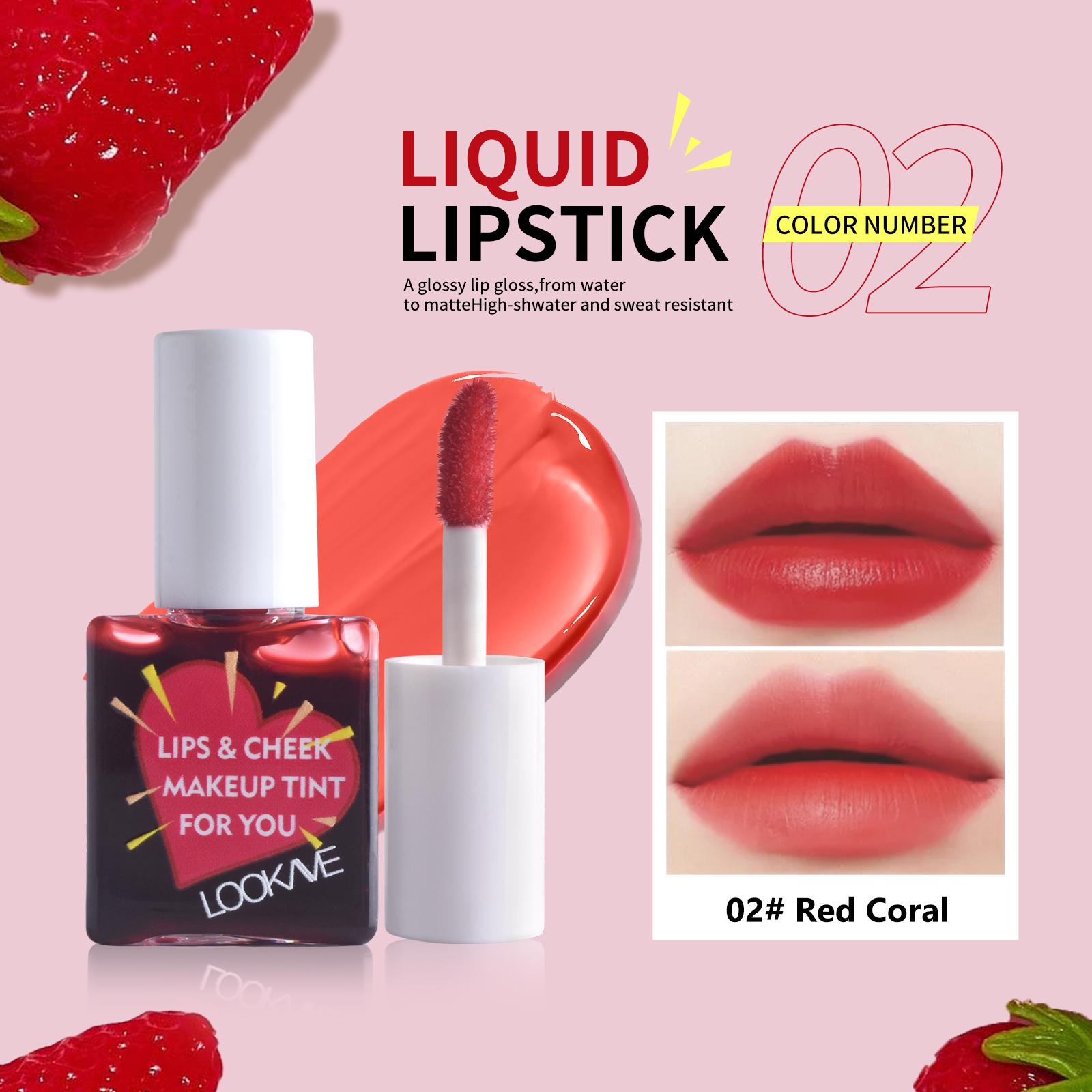 

Увлажняющий блеск для губ и щек, матовый, стойкий цвет, легко наносится, насыщенный пигментом оттенок для губ