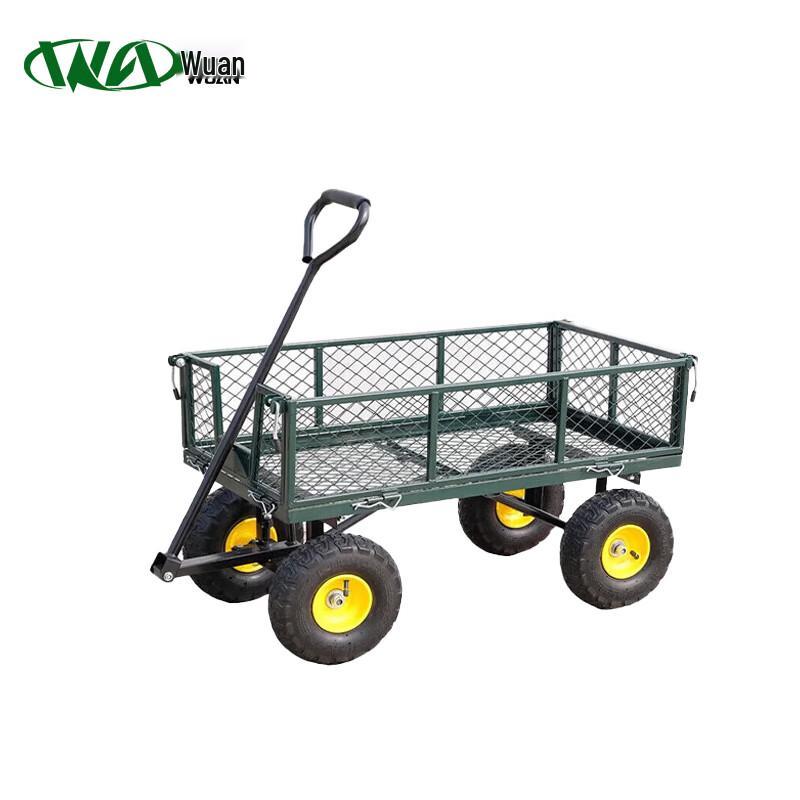 Folding Mesh Flatbed Hand Cart