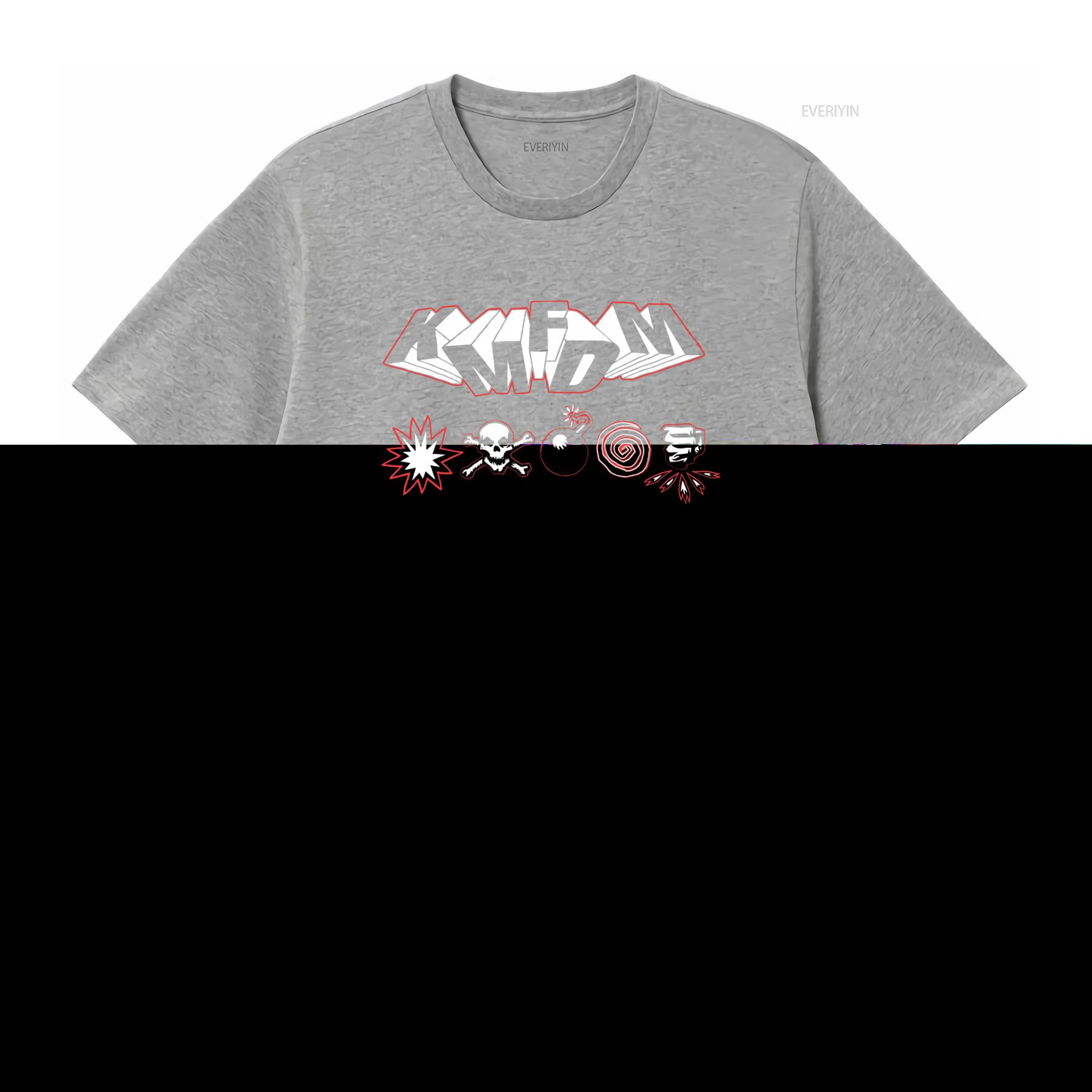 

KMFDM Symbol Cotton T Shirt Black All Size S 5XL with Bold Design CB1168 vintage Washed homme Unisex fashion Versatile graphic S