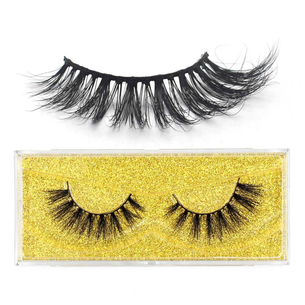 FOXESJI Wimpern 3D Nerz Falsche Wimpern Flauschig Weich Natürlicher Streifen Nerz Wimpern Verlängerung Volumen Fake Wimpern Dicke Wimpern