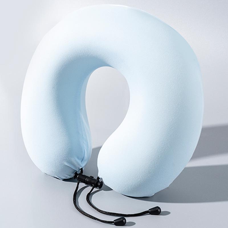 Almofada de Viagem em Espuma de Memória em Forma de U para Suporte de Pescoço