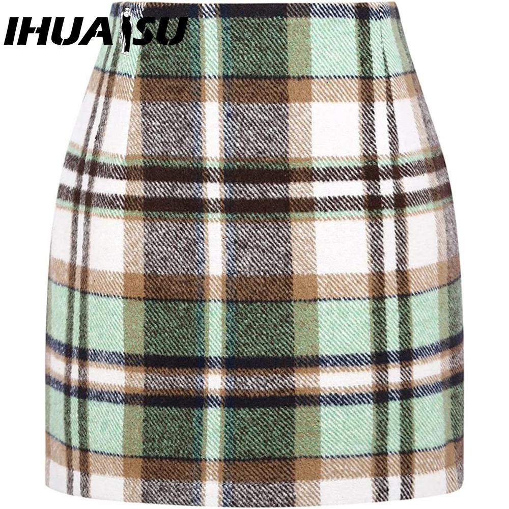 IHUASU Women's Fashion Casual Summer Spring Skirt