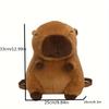 Adorable Capybara Backpack with Leash Fluffy Capybara Stuffed Animals Doll Backpacks Leash Casual Bag for Kids Girls Women