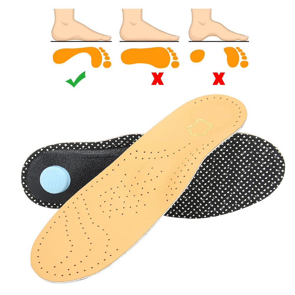 Orthopedic Foot Arch Support Insole Anti Slip Breathable Foot Correction Insole (Yellow)(37-38 )