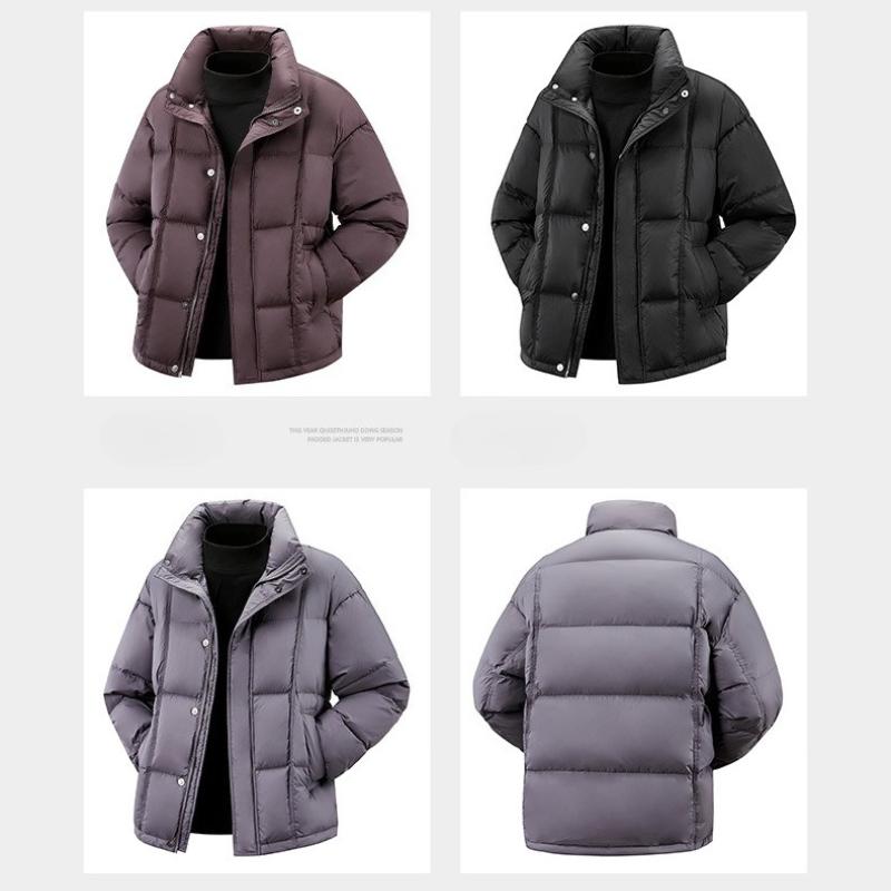Winter  Men Warm Short Duck Down Jackets Travel Parker Coat Streetwear Puffer Jacket Men's Clothing
