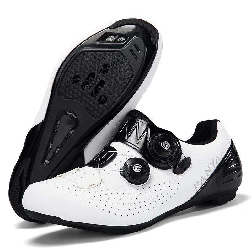 

New road bike lock shoes hard-soled bicycle shoe set breathable unlocked cycling shoes men s mountain cycling shoes 47