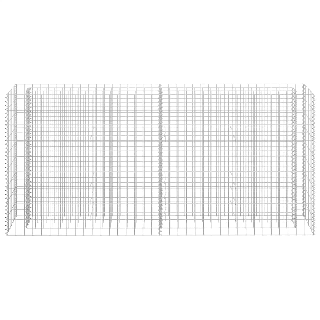 Gabion Raised Bed Galvanized Steel 180 * 30 * 90 Cm