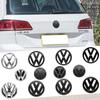 W121pcs 135mm 113mm 3D ABS Car Front Hood Emblem Rear Badge Auto Accessories For VW Golf 7 7.5 MK7 MK7.5 GTI GTD R Rline