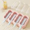 Plastic Sorbet Mold with Lid Ice Lolly Maker Cute Ice Lolly Mould  Freezer