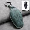 Suede Leather Car Key Case Shell Fob for VW Volkswagen Touareg 2011 2012 2013 2014 2015 2016 2017 2018 Auto Keychain AccessoriesNI1