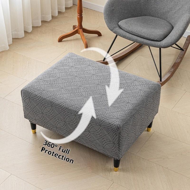 Modern Simple Pedal Cover Universal Cover for All Seasons Household All-inclusive Stool Cover Elastic Thickened Pedal Sofa Cover