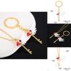 Cardcaptor Sakura Bird Head Magic Wand Necklace With Alloy Pendant For Cosplay Fans