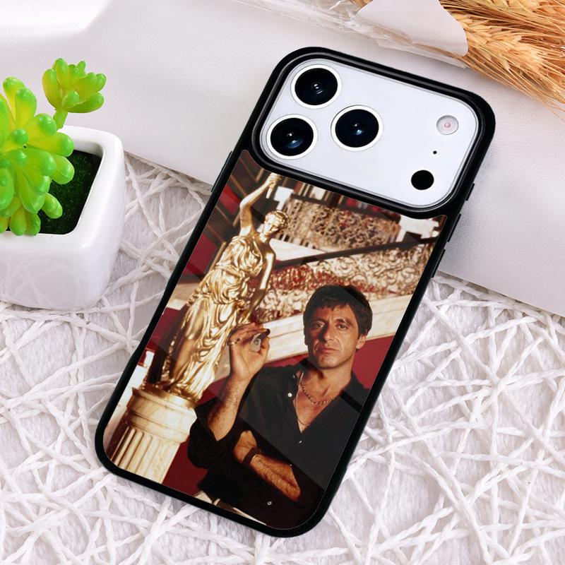 Al Pacino Scarface Phone Case for iPhone 17 Air 16 15 11 12 14 13 Pro Max Shockproof Cover