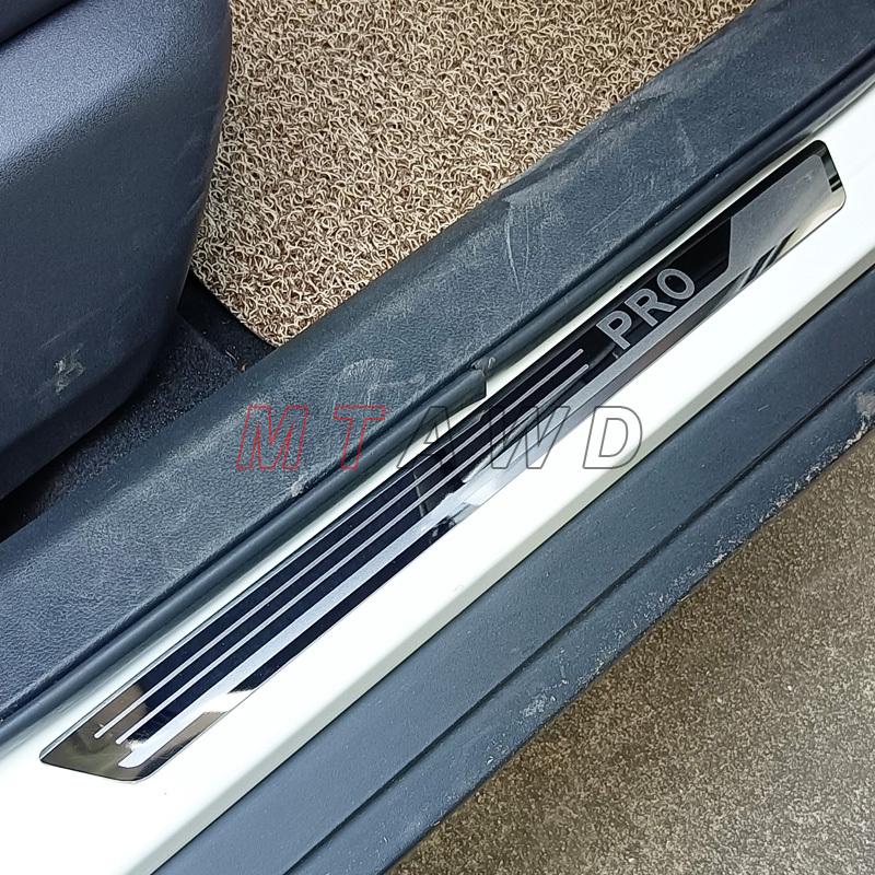 Für Volkswagen VW Golf 7 MK 6 5 4 VII Zubehör Ultradünne Edelstahl-Chrom-Einstiegsleisten-Schutzleiste Pedalschutzabdeckung