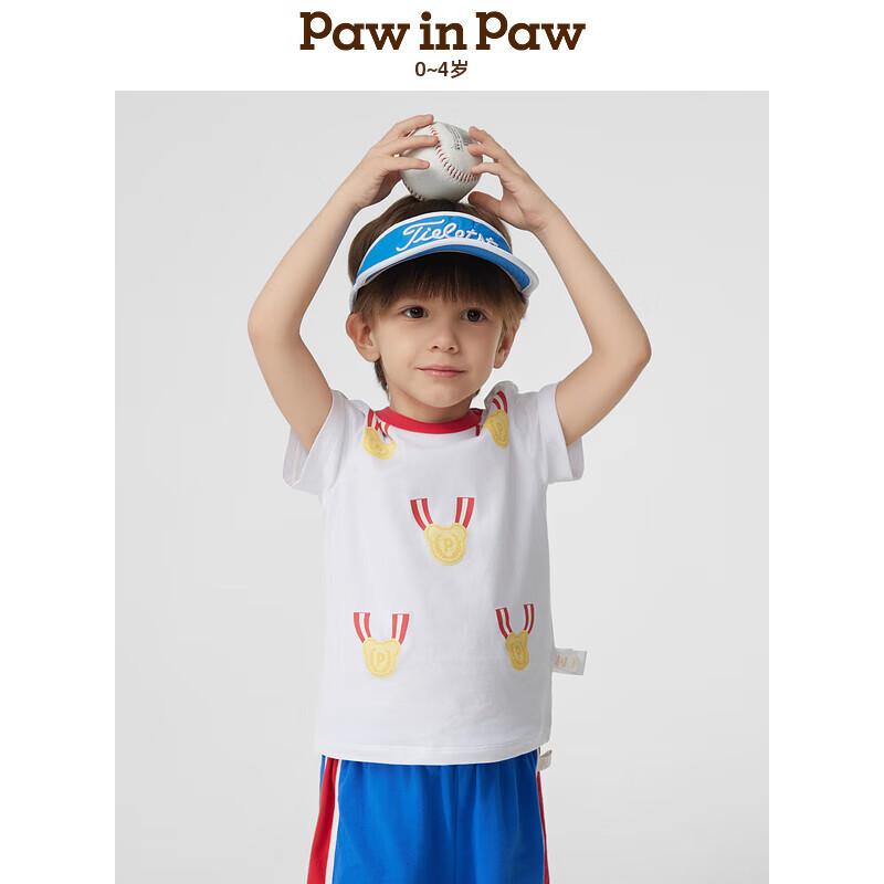 PawinPaw Cartoon Bear Boys  T-shirt 90