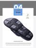 Men's Colorblock Massage Sole Flip Flops - Plus Size Lightweight Beach Toe Post Slippers for Outdoor Casual Wear