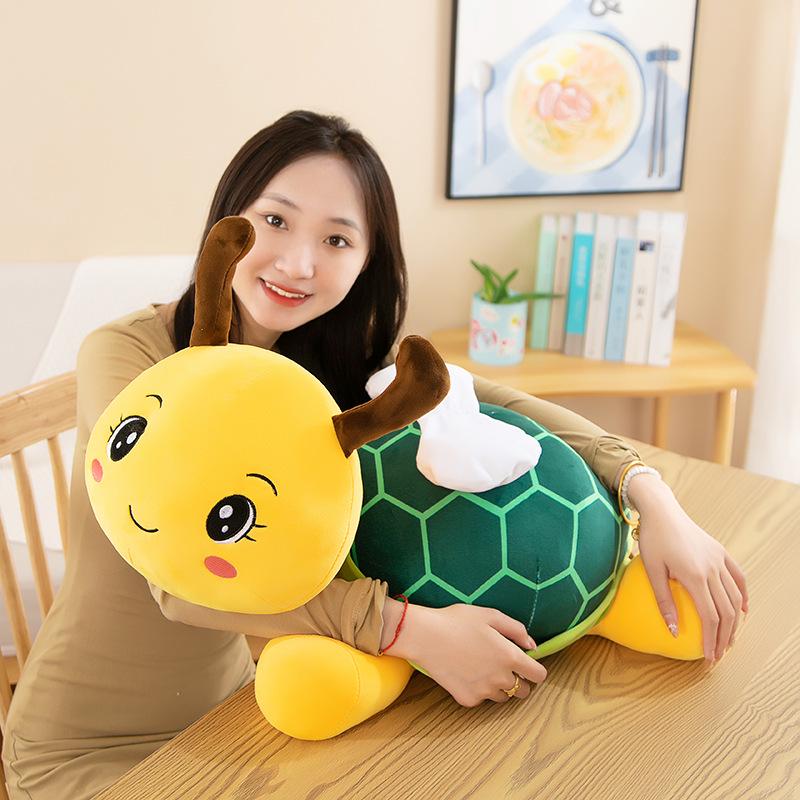 TC Cute Turtle Plush Pillow - Super Soft New Year Gift for Girls