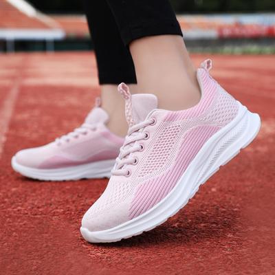 Autumn Women Mesh Breathable Vulcanized Shoe Platform Soft Sole Lightweight Tennis Casual Versatile Running Sneakers Zapatillas