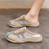Women Shoes Summer New Breathable Mesh Half Drag Shoes Outdoor Comfort Non Slip Women Platform Sandals Casual Beach Shoes