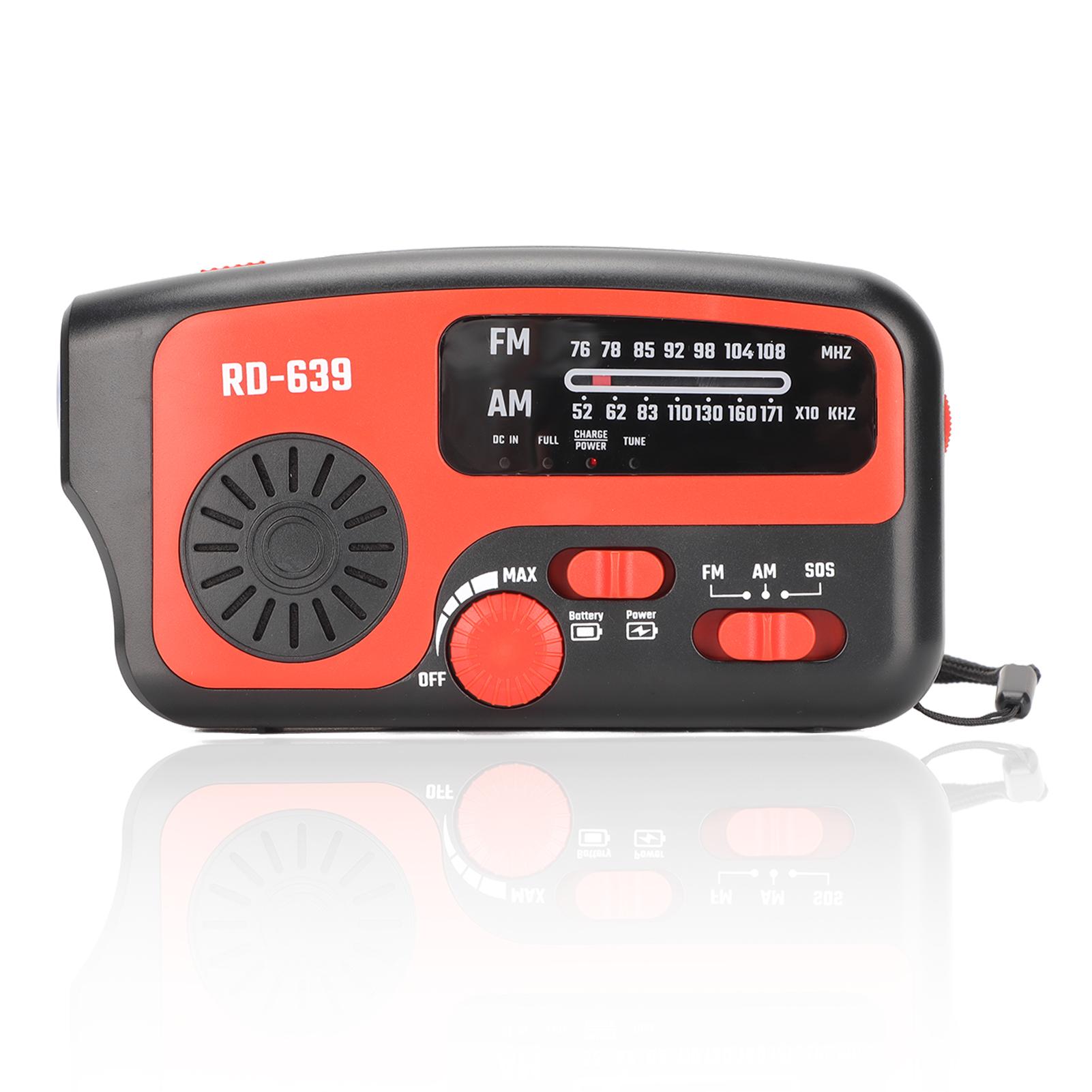 

Радио с ручным управлением SOS-сигнализация, многофункциональное зарядное устройство 1200 мАч, внешний аккумулятор AM FM, аварийное солнечное метеорологическое радио