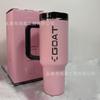 40oz Stainless Steel Tumbler with Handle, Double Wall Vacuum Insulated Mug, Portable Car Cup, Large Capacity Travel 