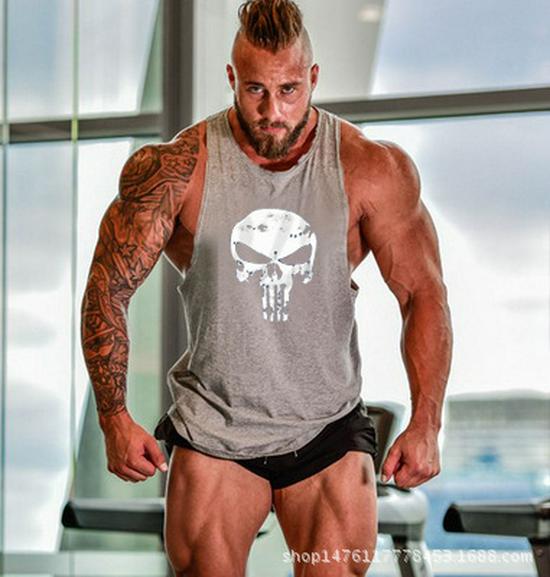 Men's Cotton Sleeveless Gym Training Vest