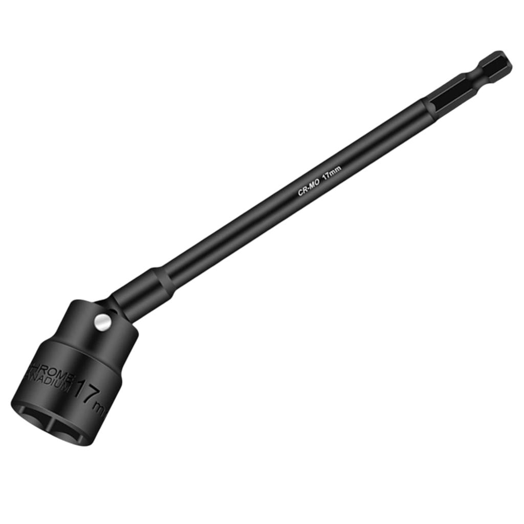 Square Hole Connector Hex Socket 360 Degree Rotatable Black