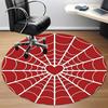 1pc Spider Web Heart Office Round Area Rug, Indoor Mat Suitable ForOffice, Under Office Chairs Bedroom Living Room Home Decor, D139