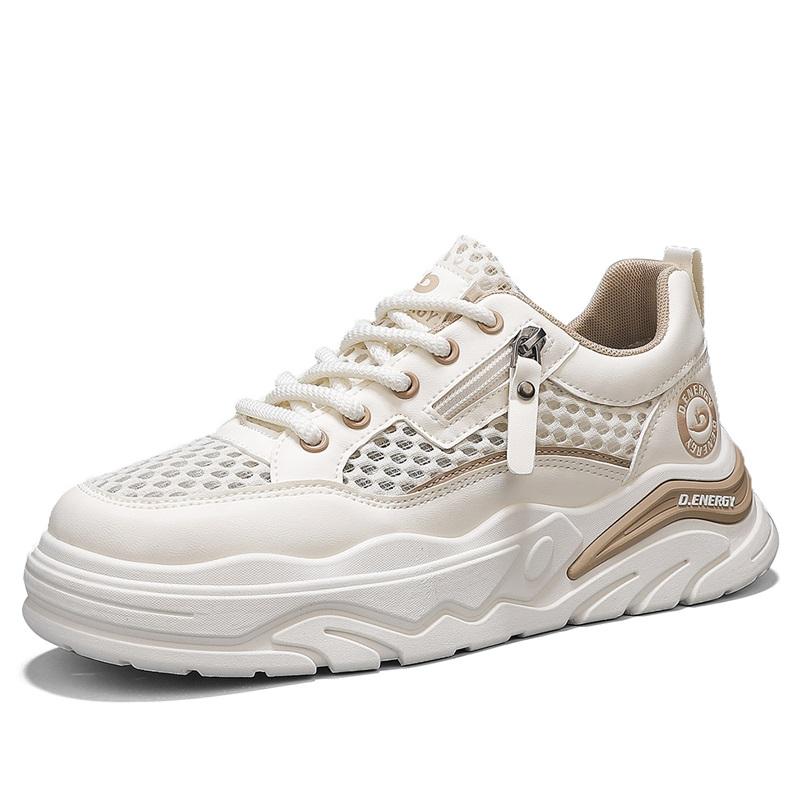 

Men s breathable mesh casual sports shoes summer new walking shoes fashion trendy shoes soft-sole student sneakers running shoes 44
