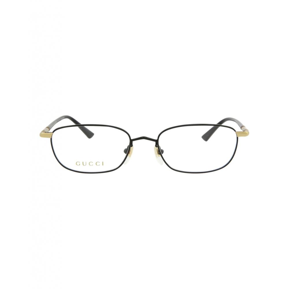 

Gucci Круглые титановые оптические оправы черные черные прозрачные