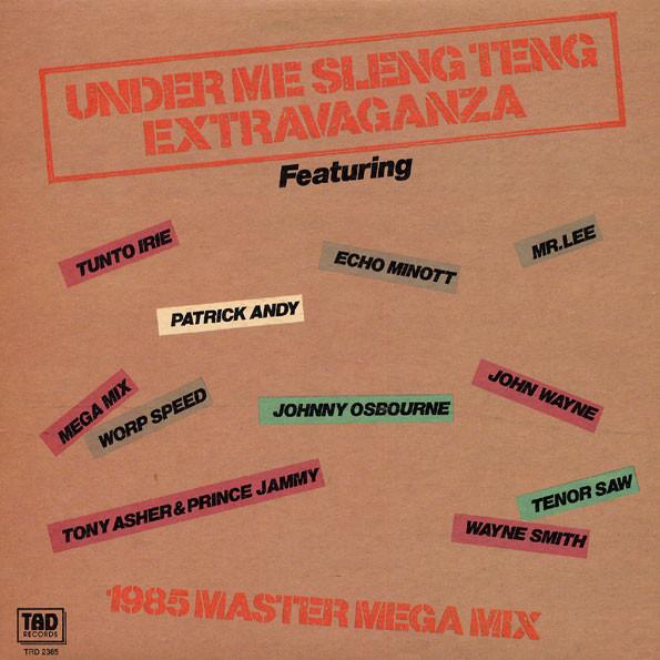 LP Record VARIOUS - Under Me Sleng Teng Extravaganza TRD2385 1985 UK Reggae, Ska & Dub Used