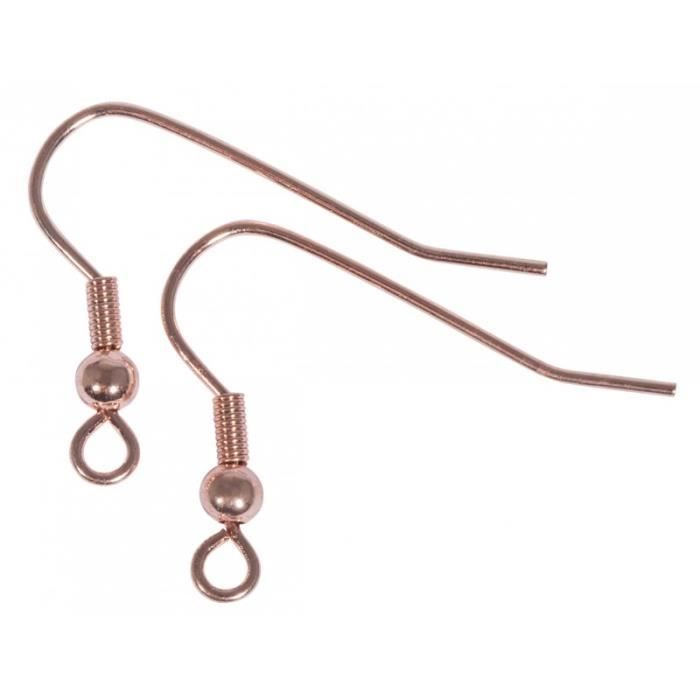 4 Crochets d'oreille 'Rayher' Argenté 20 mm