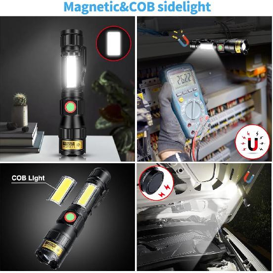 DARKBEAM 365nm UV Flashlight Black Light LED, 3-in-1 Ultraviolet Flashlight USB -C Rechargeable Woods Lamp Mini, Blacklight Flash Light Powerful