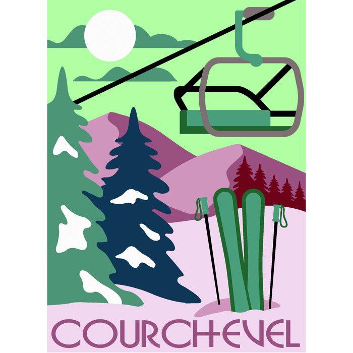 Canevas Margot Courchevel 40x30cm