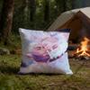 JJayvik Polyester Printed Pillow Cover Square 30 35 40 45 50 55 cm Soft for Sofa Bed Car Home Decor