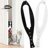 Cat Door Holder Latch Pet Separation Door Holder No Drill Adjustable Elastic Lock for Interior Doors and Cat Litter Boxes 1 Pack
