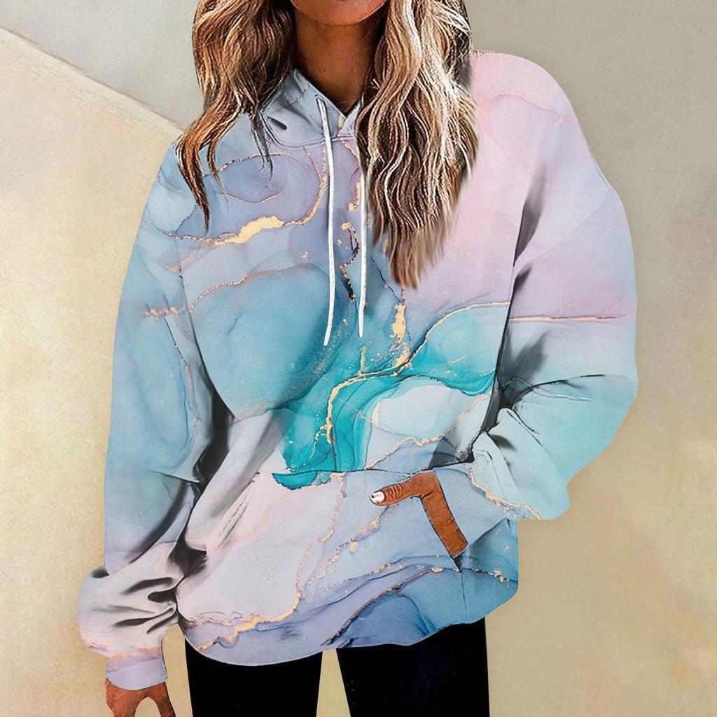 Autumn Marble Gradient 3D Print Hoodies Men Women Fashion Casual Sweatshirts Oversized Hoodie Pullovers Tracksuit Clothing