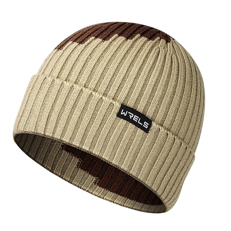 

[WRELS] knit hat men s ladies hat knit cap autumn winter cap Cold protection watch cap beanie skiing snowboarding fishing outdoor large size warm soft