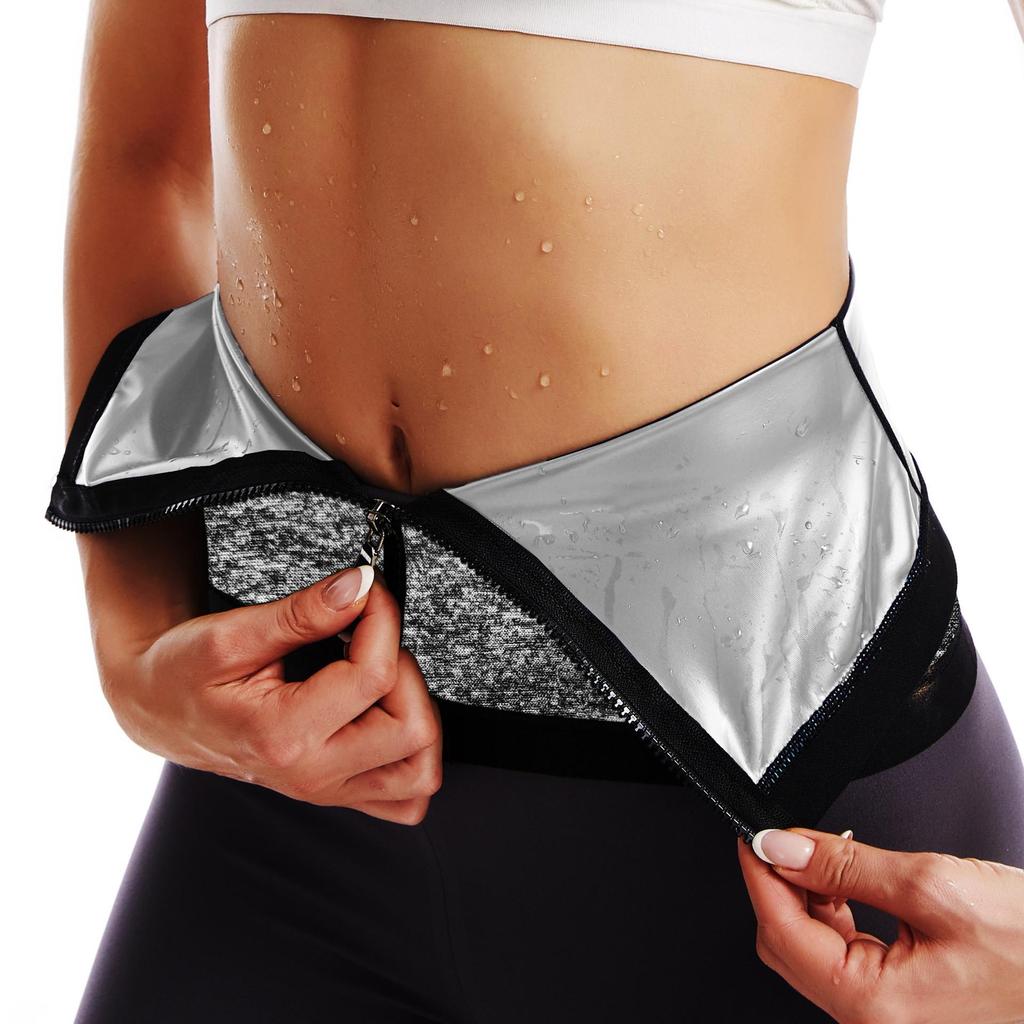 Women's Sweat-Inducing Postpartum Waist Trainer & Slimming Body Shaper with Sauna Back Support