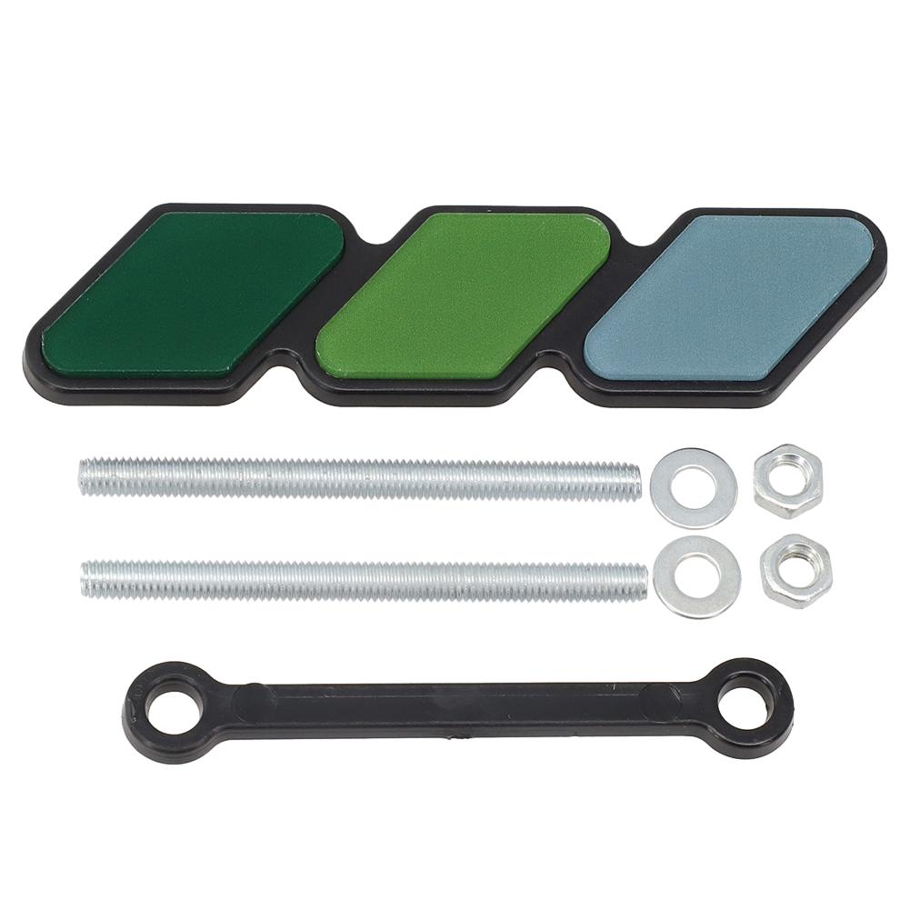 

Трехцветная эмблема на решетку радиатора 3 для Toyota, 4Runner, Rav4 Highlande, наклейки для украшения экстерьера автомобиля на решетку воздухозаборника