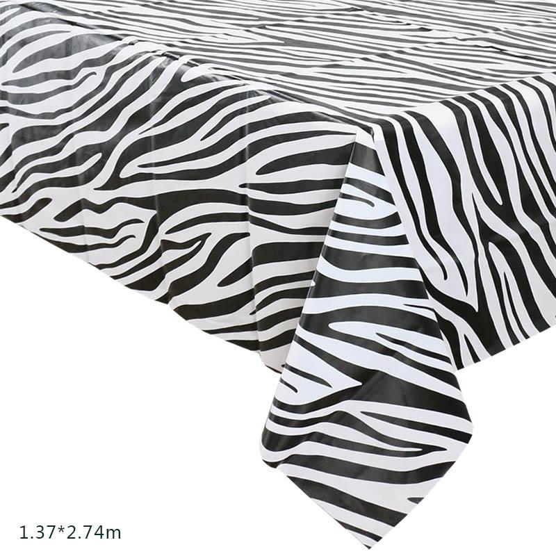 Woodland Animals Disposable Plates Jungle Safari Birthday Animals Giraffe Zebra 1st Birthday Party Decor Leopard Print Plates