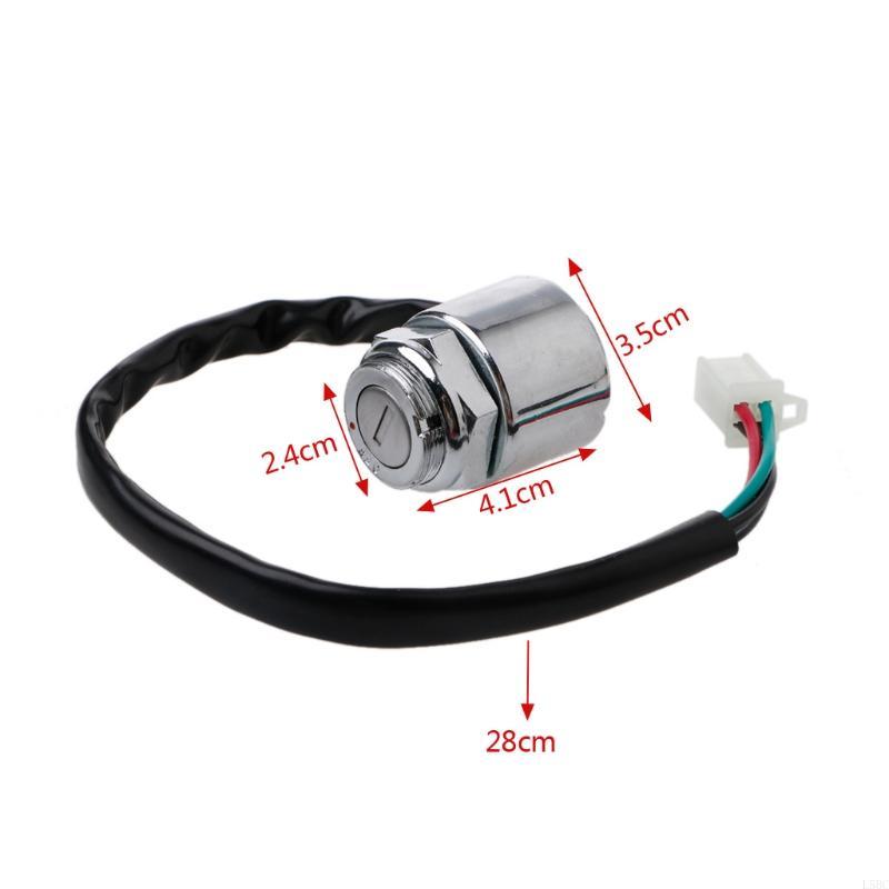 L5BC ATV Motorcycle Dual Sport Dirt Quad 4 Wires Ignition for Key Button