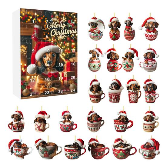 Adventskalender 2025 24 dager Jule-nedtellingskalender med morsom