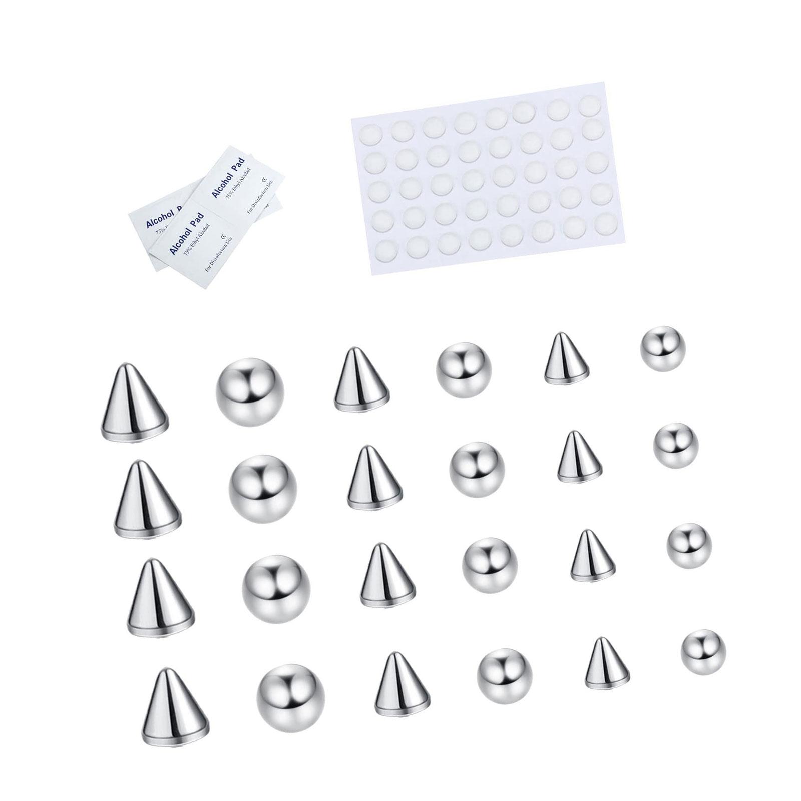 

Кольца для бровей и губ без пирсинга 68 шт. из нержавеющей стали для вечеринок и особых случаев 2