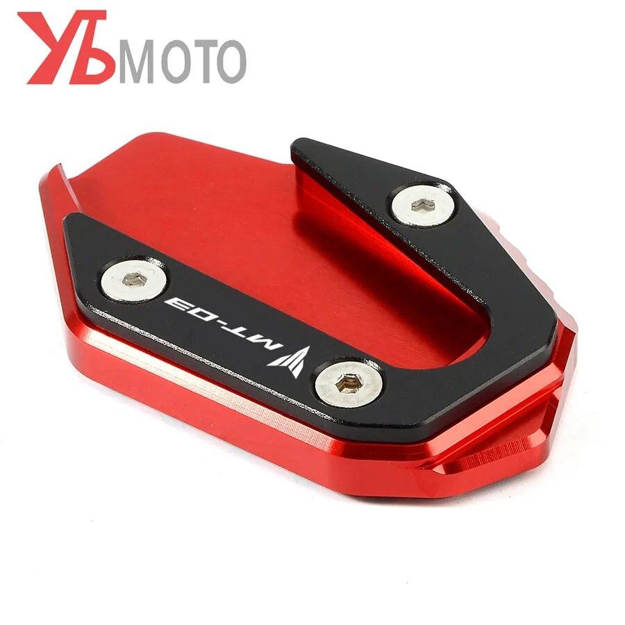 Pro YAMAHA MT03 MT-03 2017- R3 YZF-R3 -2022 Příslušenství pro motocykly Stojan Zvětšit Podpěrná deska prodloužení bočního stojanu