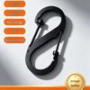 Large Multi-function EDC Camping Carabiner with Locking Buckle & Quick Clip