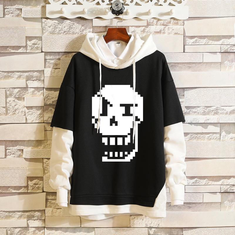

Модний світшот для пари Undertale: Чоловіча та жіноча підроблена толстовка з двох частин XXL