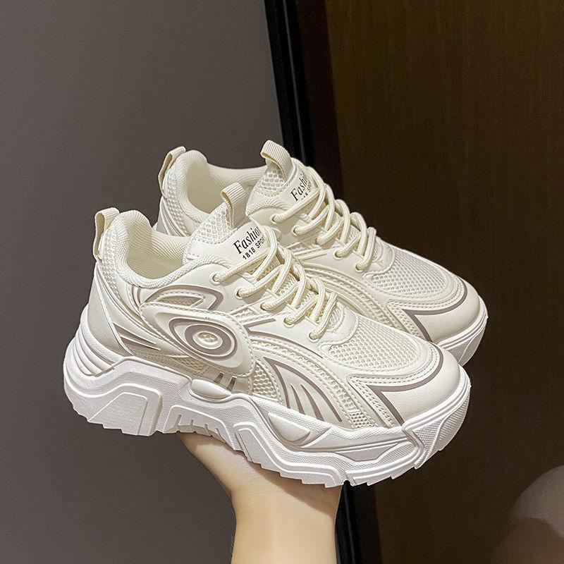 

Platform-soled sports single shoes women s autumn 2025 new Korean version of casual fashion fried street artifact shows legs long single shoes women 41