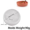 Round Shape Incense Plate Silicone Mold DIY Storag Tray Craft Gift Making Plaster Resin Ashes Catcher Casting Molds Home Decor