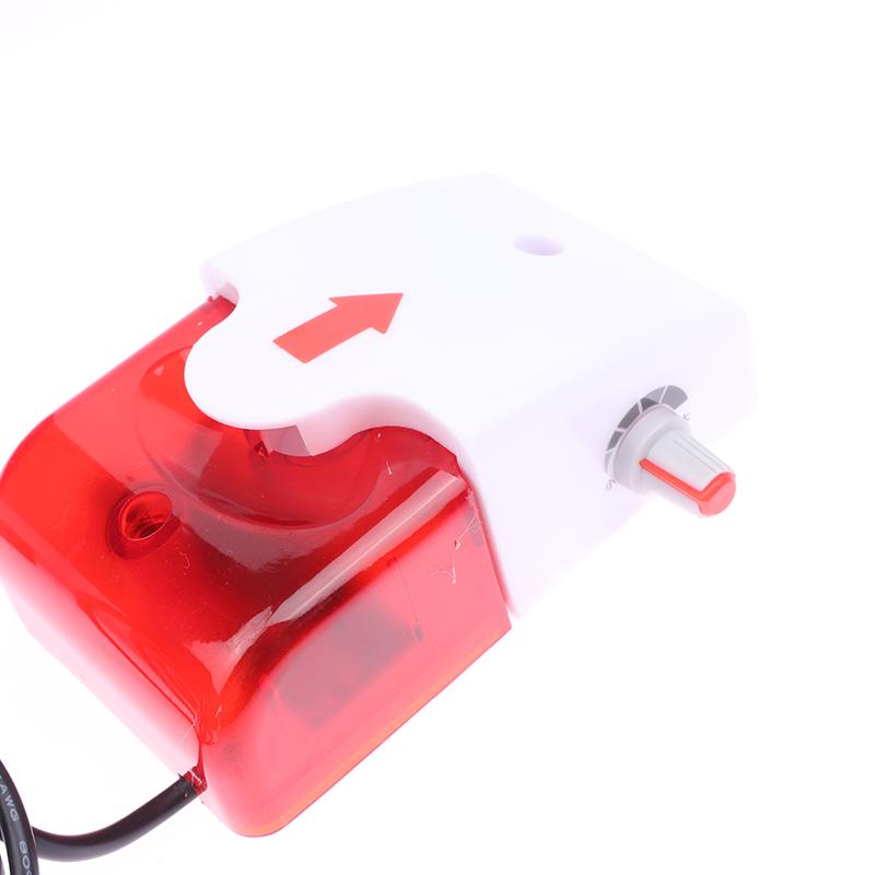 Automatic 220V/380V Power Failure Alarm White 110Db Led Power Cut Failure Outage Automatic Alarm Waring Siren Indicator
